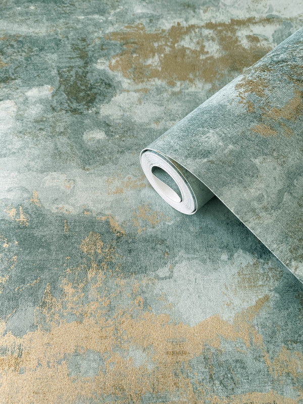 Perfect Storm Wallpaper in Soft Green
