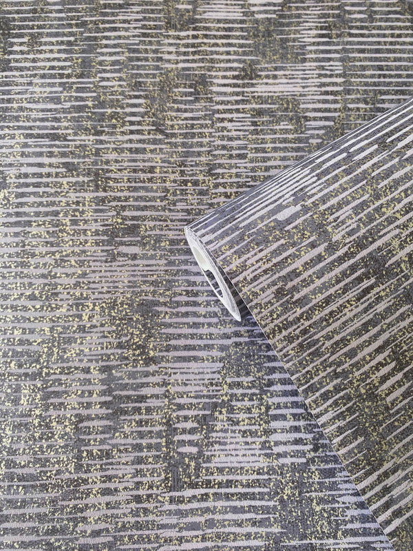 Stripy Shimmer Wallpaper in Blue