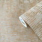 Stripy Shimmer Wallpaper in Gold