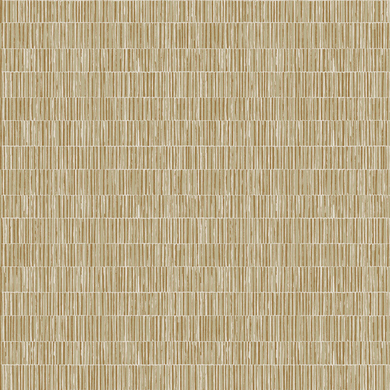 Sample Bamboo Screen Wallpaper in Gold