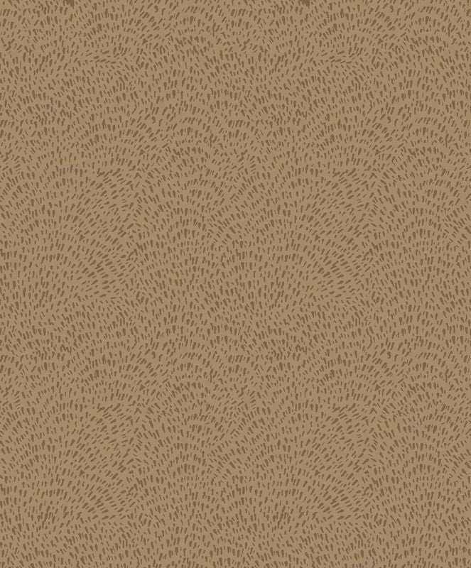 Sample Fan Fleck Wallpaper in Gold/Beige