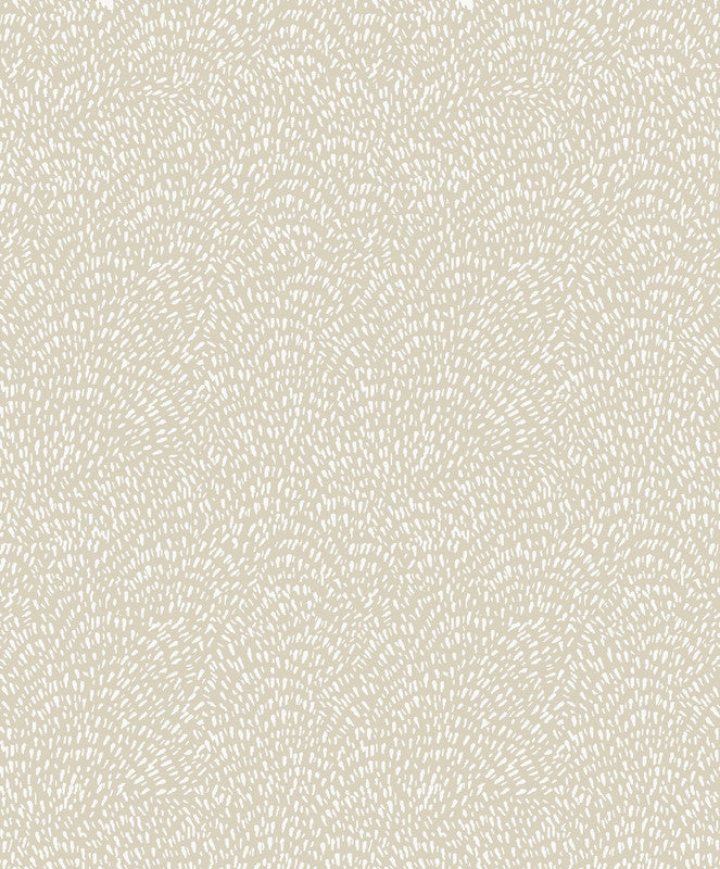 Fan Fleck Wallpaper in Cream
