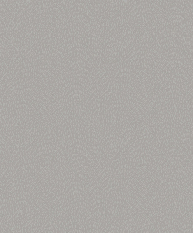 Sample Fan Fleck Wallpaper in Silver Grey