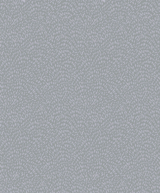 Sample Fan Fleck Wallpaper in Deep Silver Grey