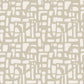 Chunky Geo Wallpaper in Cream/Beige