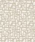 Sample Chunky Geo Wallpaper in Cream/Beige