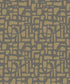 Chunky Geo Wallpaper in Gold/Silver Grey