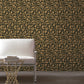 Chunky Geo Wallpaper in Rose Gold/Blue