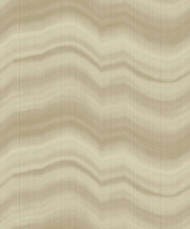Sample Cloudy Stripe Wallpaper in Beige