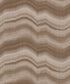 Cloudy Stripe Wallpaper in Bronze Brown