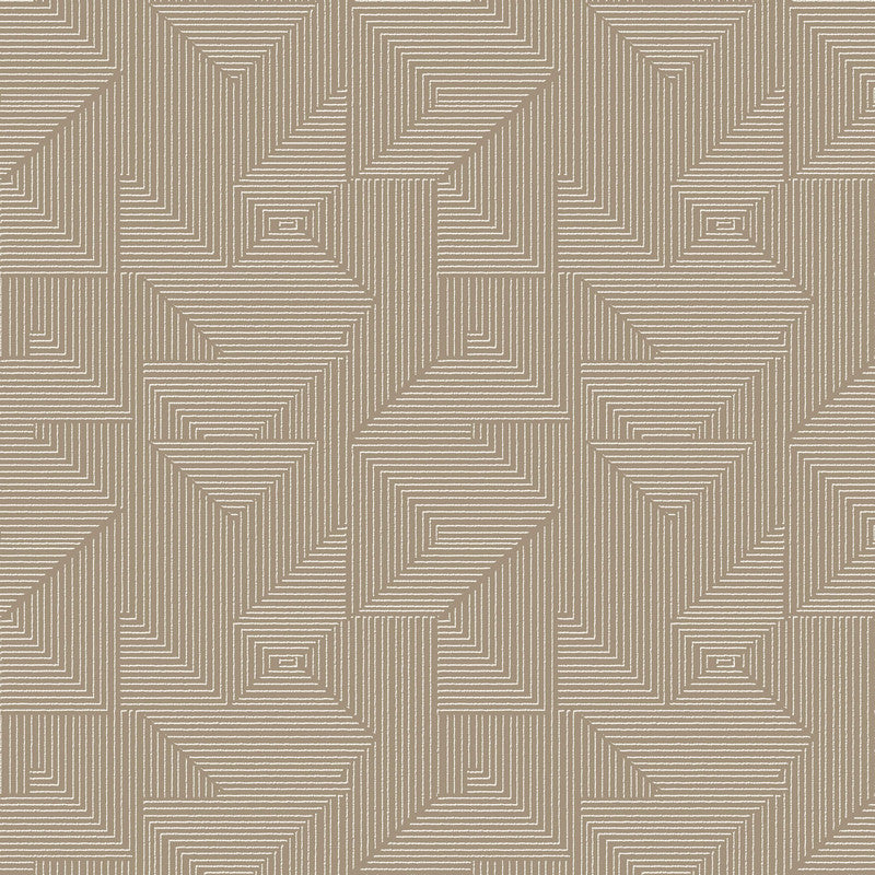 Cleopatra Wallpaper in Bronze Brown