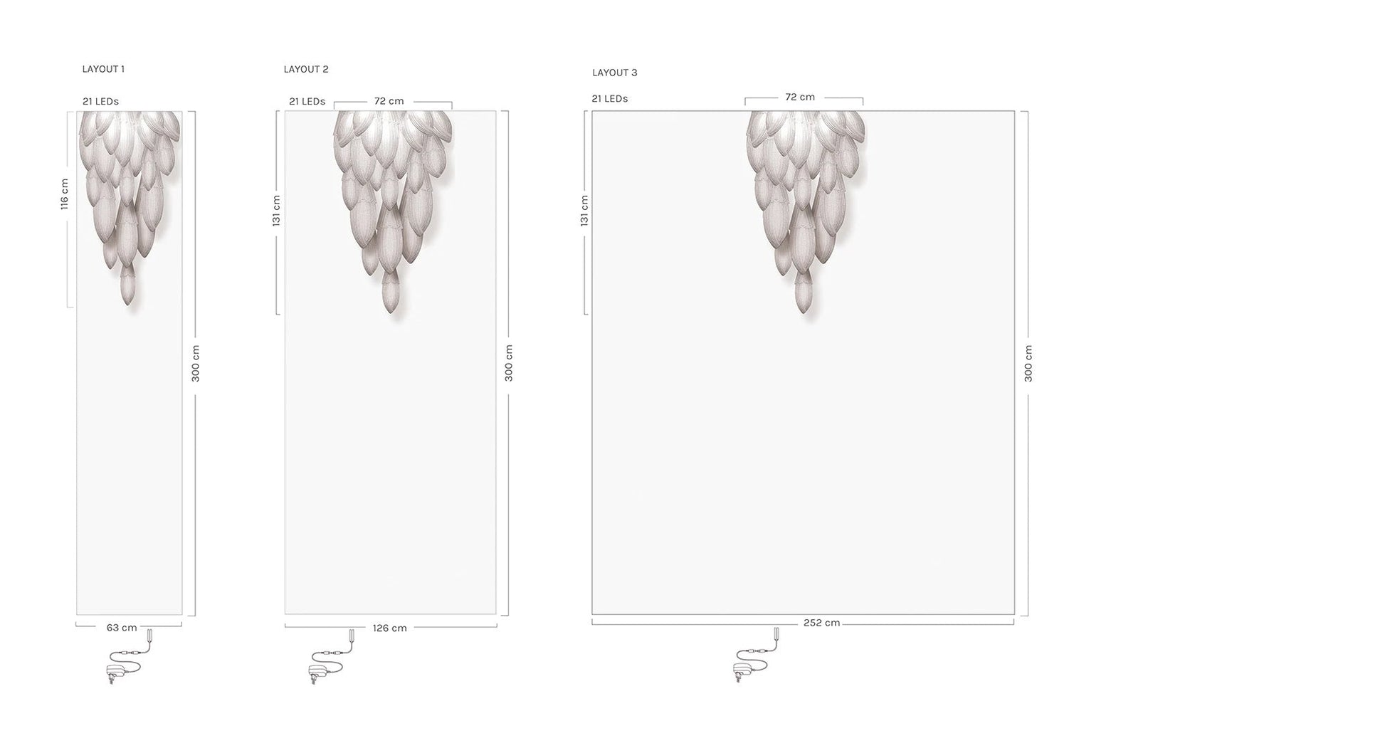 Dolomite LED Wallpaper in Various Colors by Meystyle