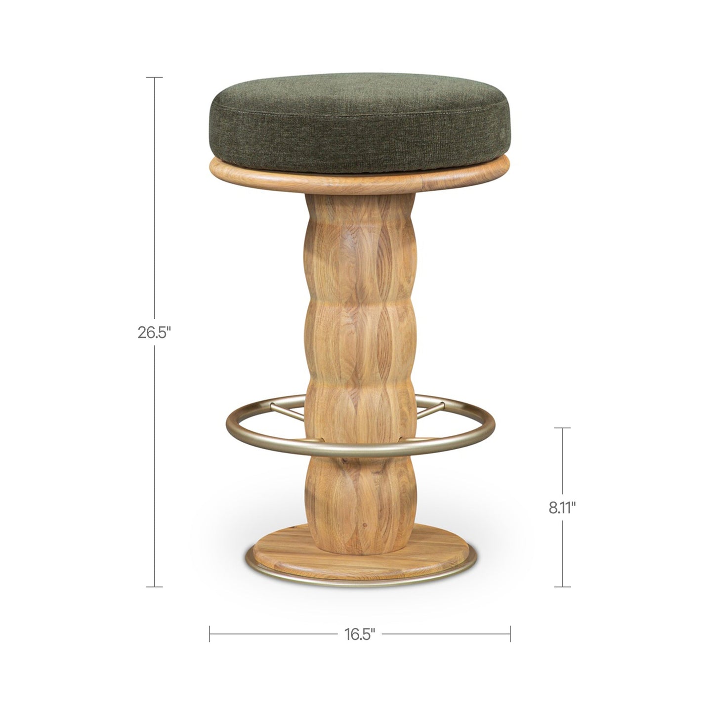 Nio Swivel Counter Stool Moes Home Collection Mhc Ef 1008 27 3