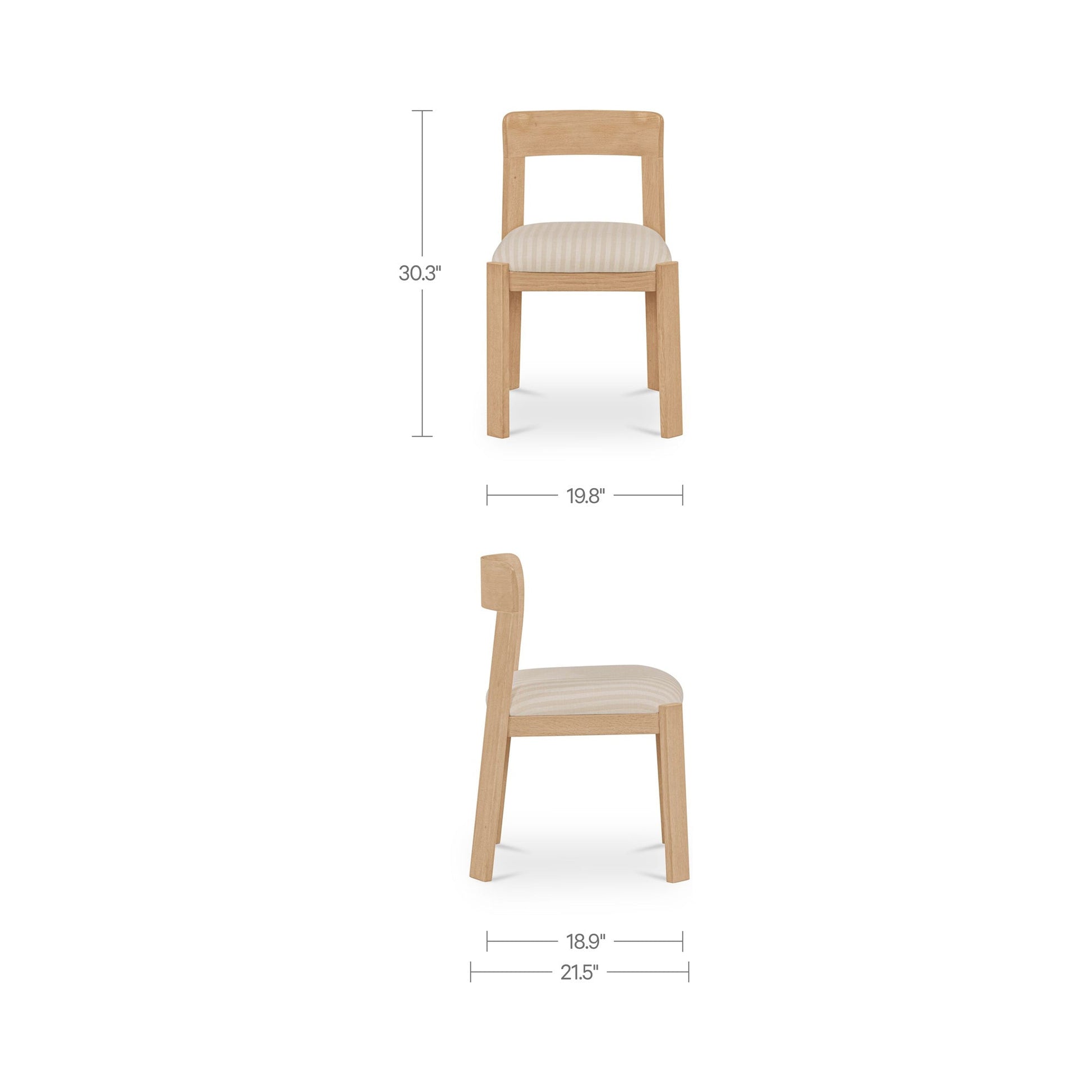 Oli Dining Chair Set Of 2 Moes Home Collection Mhc Ef 1009 38 6