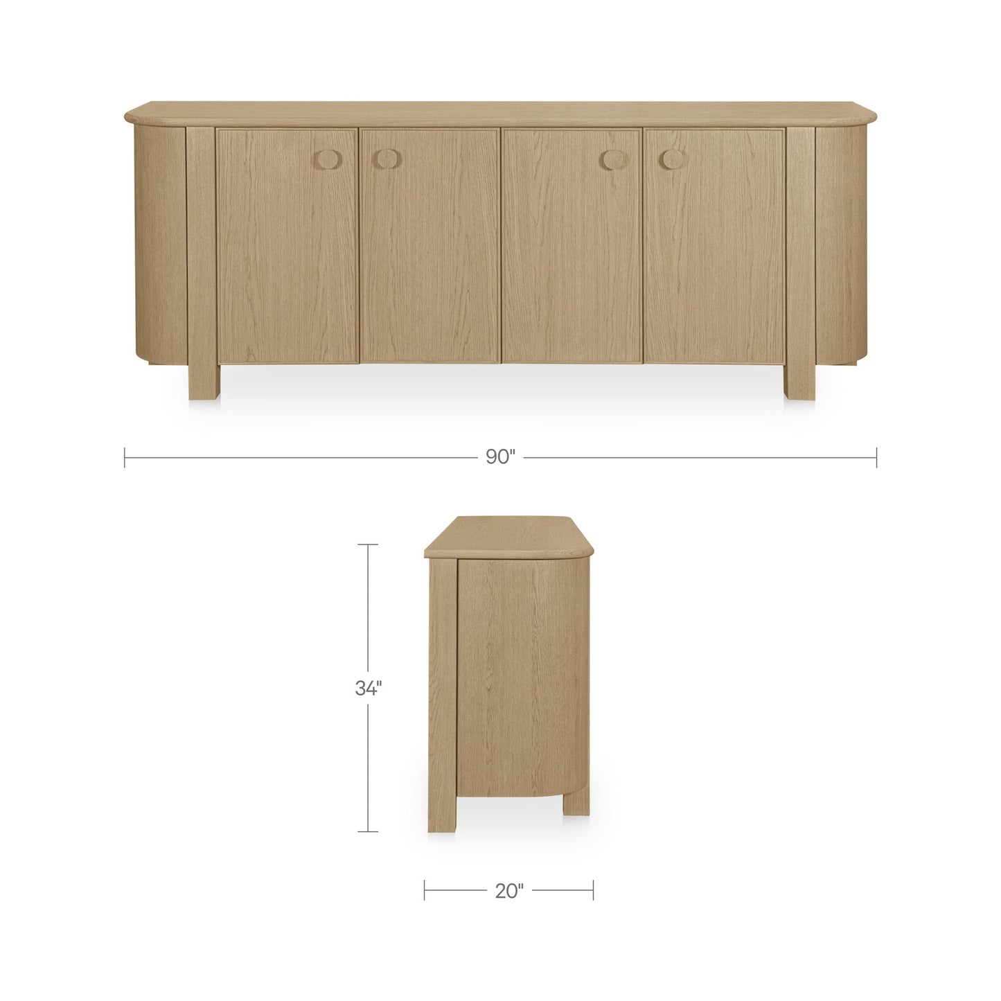 Loren Sideboard Moes Home Collection Mhc Ef 1019 20 4