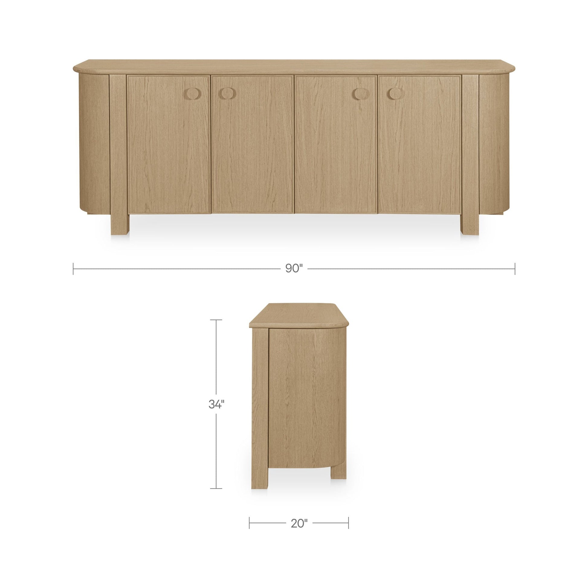 Loren Sideboard Moes Home Collection Mhc Ef 1019 20 4