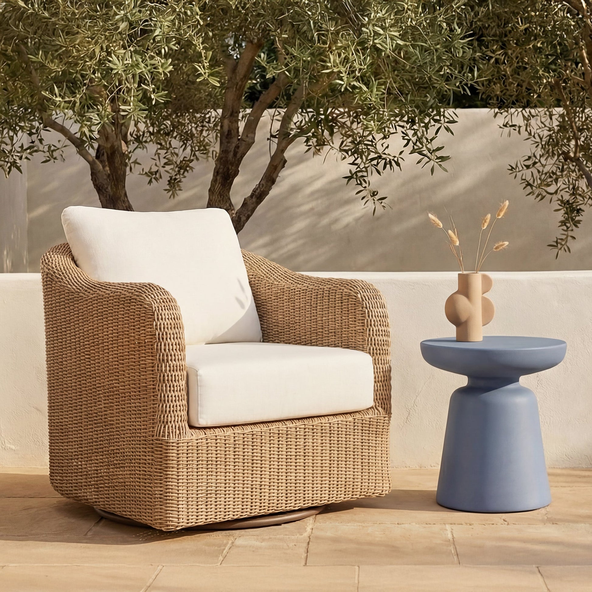 Bodhi Outdoor Swivel Accent Chair Moes Home Collection Mhc Et 1009 07 6
