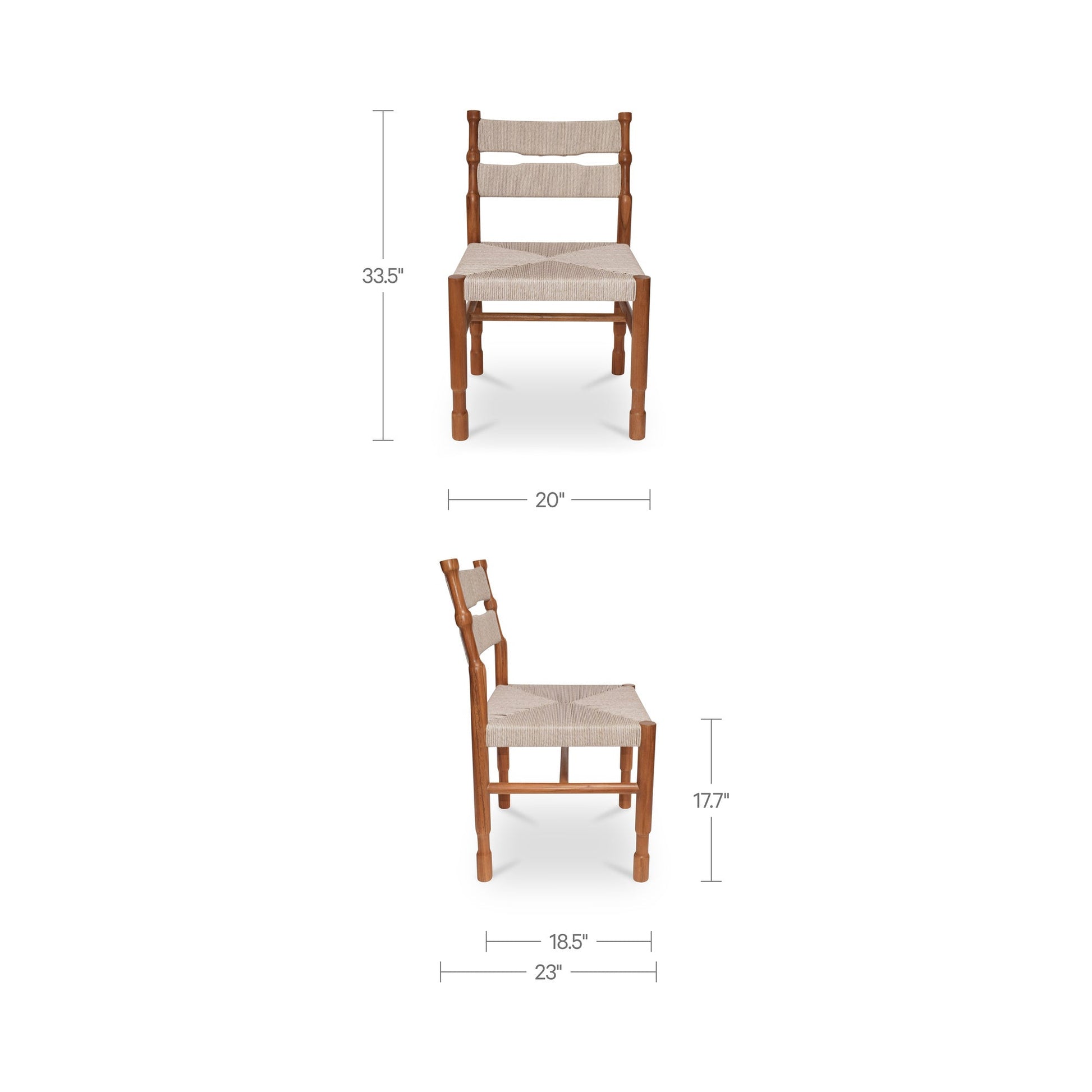 Raf Outdoor Dining Chair Set Of 2 Moes Home Collection Mhc Et 1010 24 2