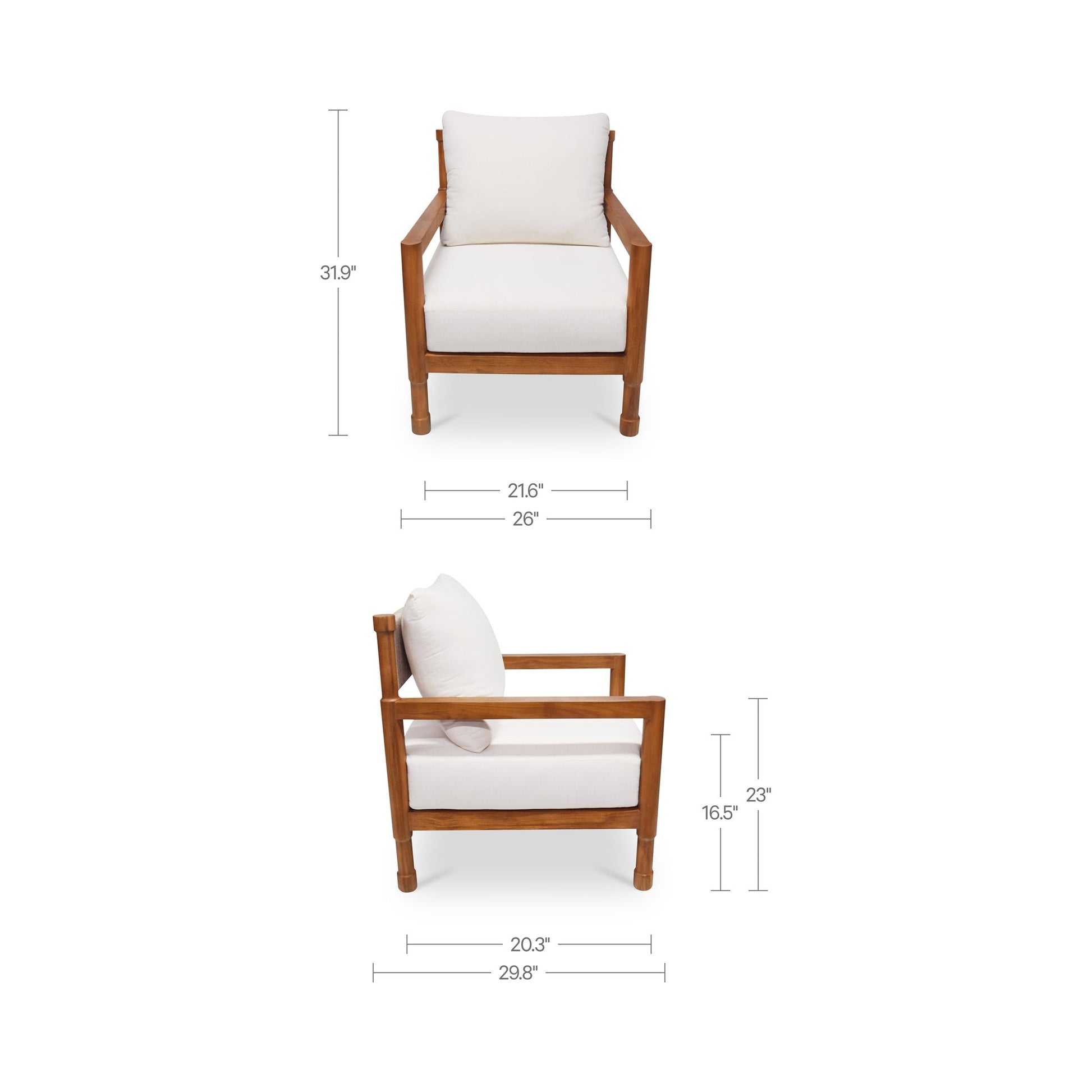 Raf Outdoor Accent Chair Moes Home Collection Mhc Et 1011 24 2