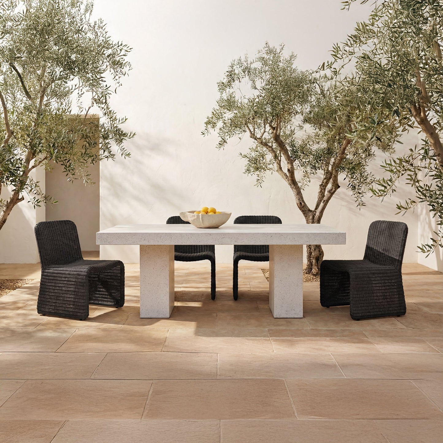 Ella Outdoor Dining Chair Set Of 2 Moes Home Collection Mhc Et 1012 07 5