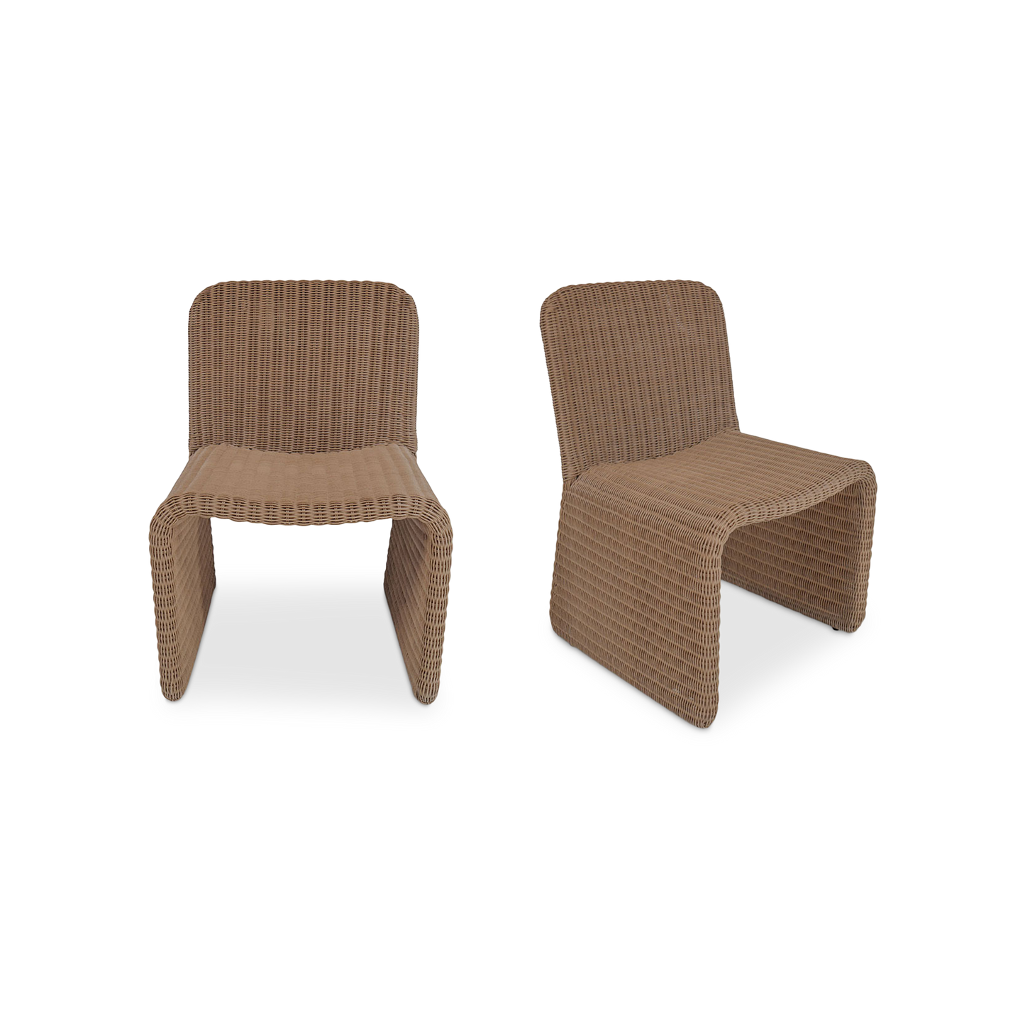 Ella Outdoor Dining Chair Set Of 2 Moes Home Collection Mhc Et 1012 07 2