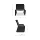 Ella Outdoor Accent Chair Moes Home Collection Mhc Et 1013 07 3