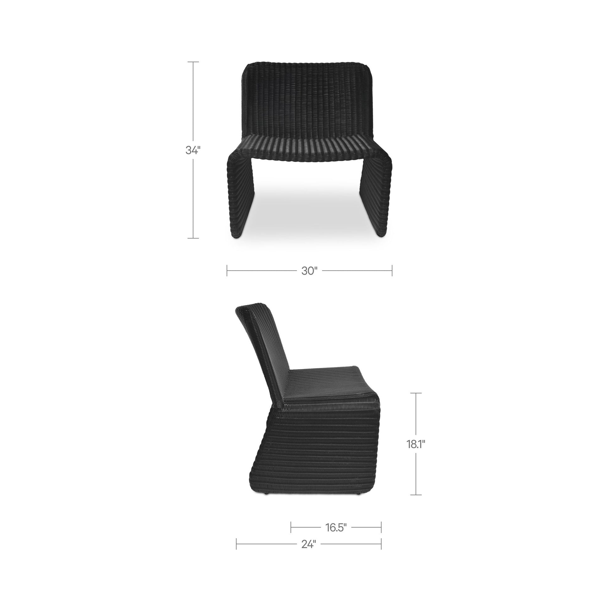 Ella Outdoor Accent Chair Moes Home Collection Mhc Et 1013 07 3