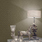 Fan Geometric Wallpaper in Gold