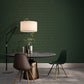 Fan Geometric Wallpaper in Gold/Green