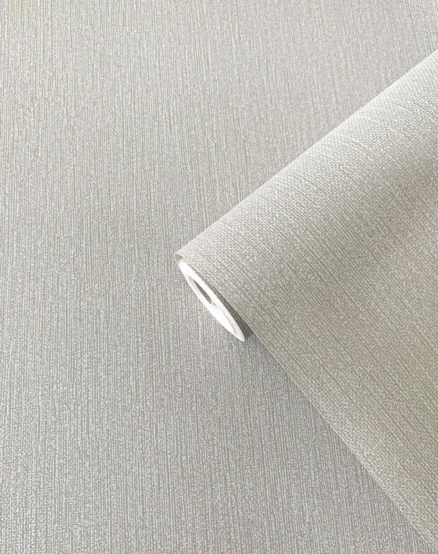 Weave Textile Wallpaper in Soft Beige