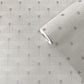 Geo Key Wallpaper in Cream/Silver