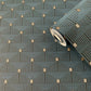 Geo Key Wallpaper in Blue/Gold