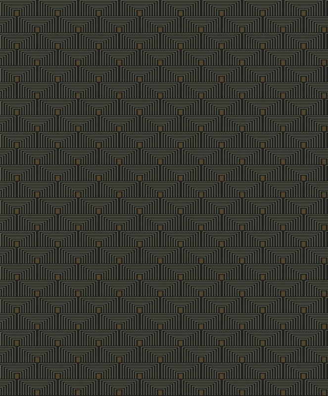 Geo Key Wallpaper in Bronze/Rose