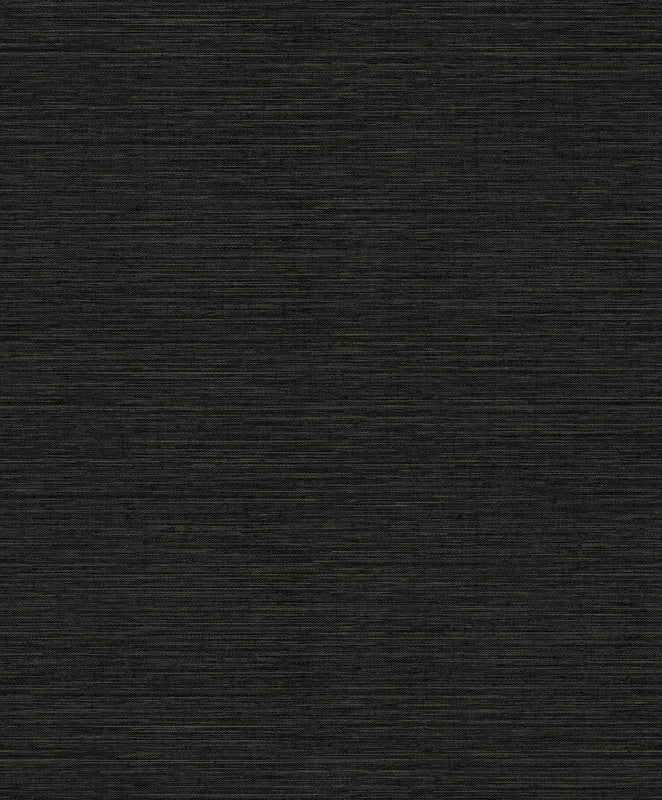 Sample Weave-Effect Textile Wallpaper in Black
