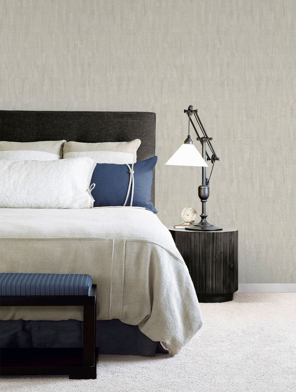 Plaster Industrial Wallpaper in Beige