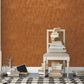 Tonal Plain Industrial Wallpaper in Orange