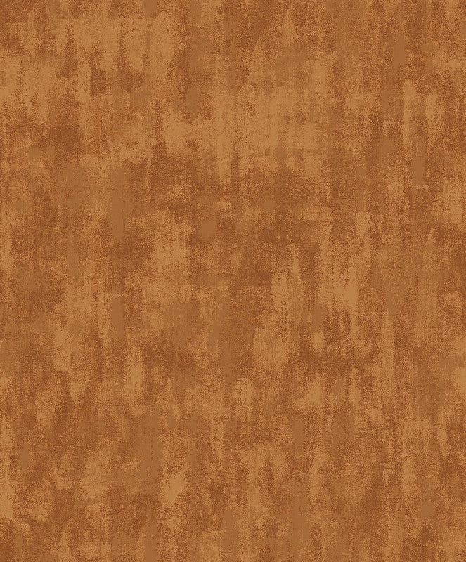 Tonal Plain Industrial Wallpaper in Orange
