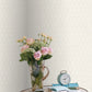 Geo Arch Art Deco Wallpaper in Cream