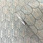Geo Arch Art Deco Wallpaper in Gold/Green
