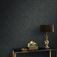 Geo Arch Art Deco Wallpaper in Gold/Blue