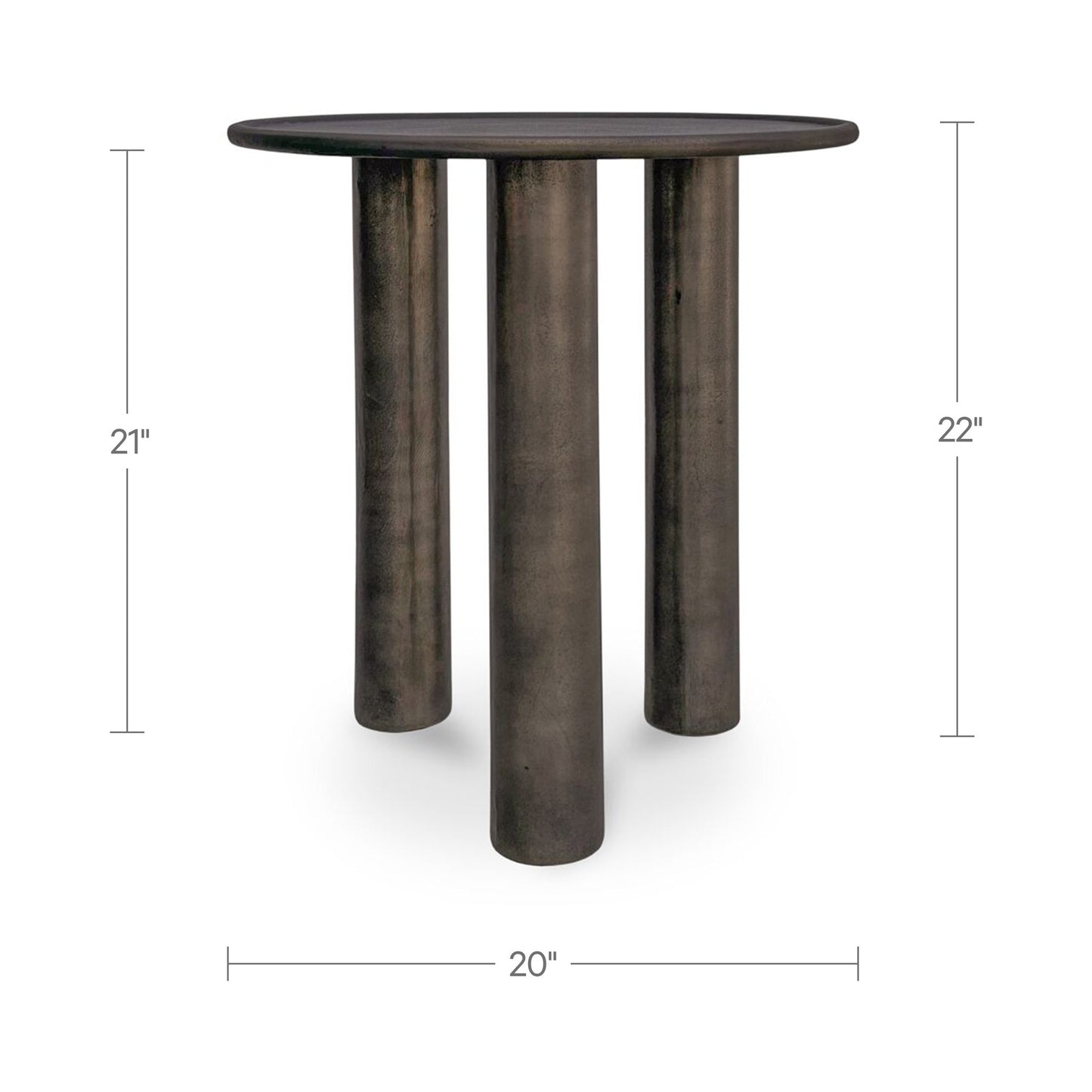 Deacon Outdoor Side Table Moes Home Collection Mhc Fi 1125 31 2
