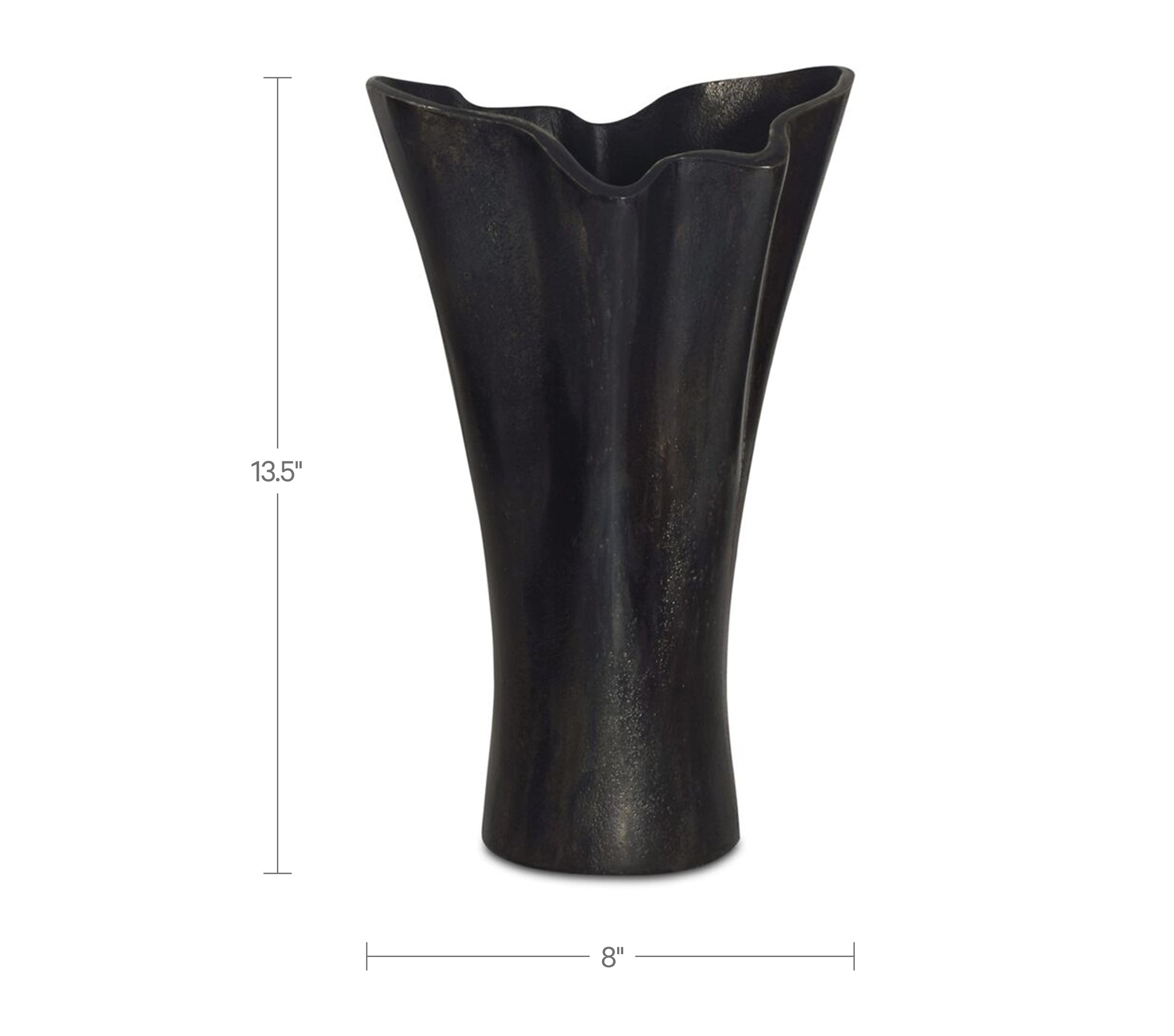 Yeri Cast Aluminum Vase Moes Home Collection Mhc Fi 1134 02 2
