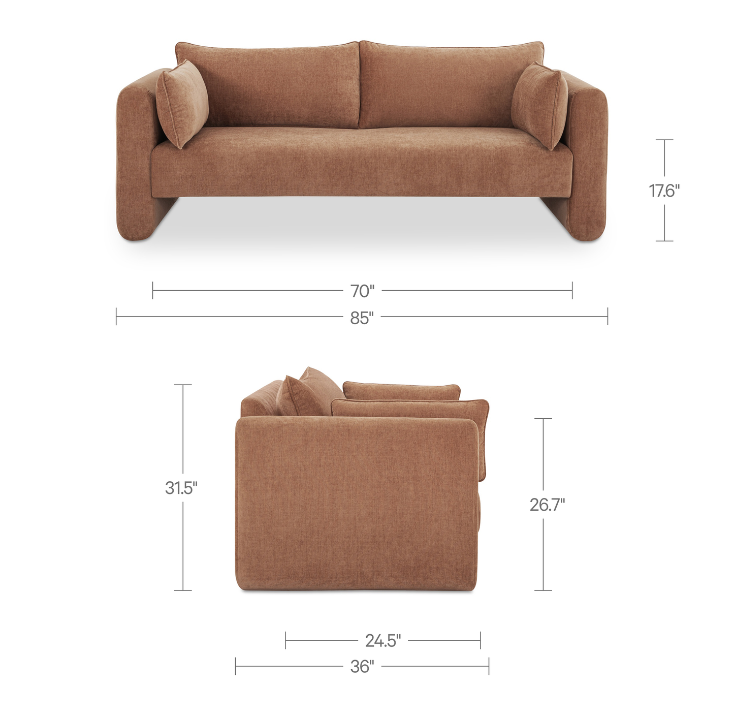 Moore Sofa Moes Home Collection Mhc Fo 1051 33 3