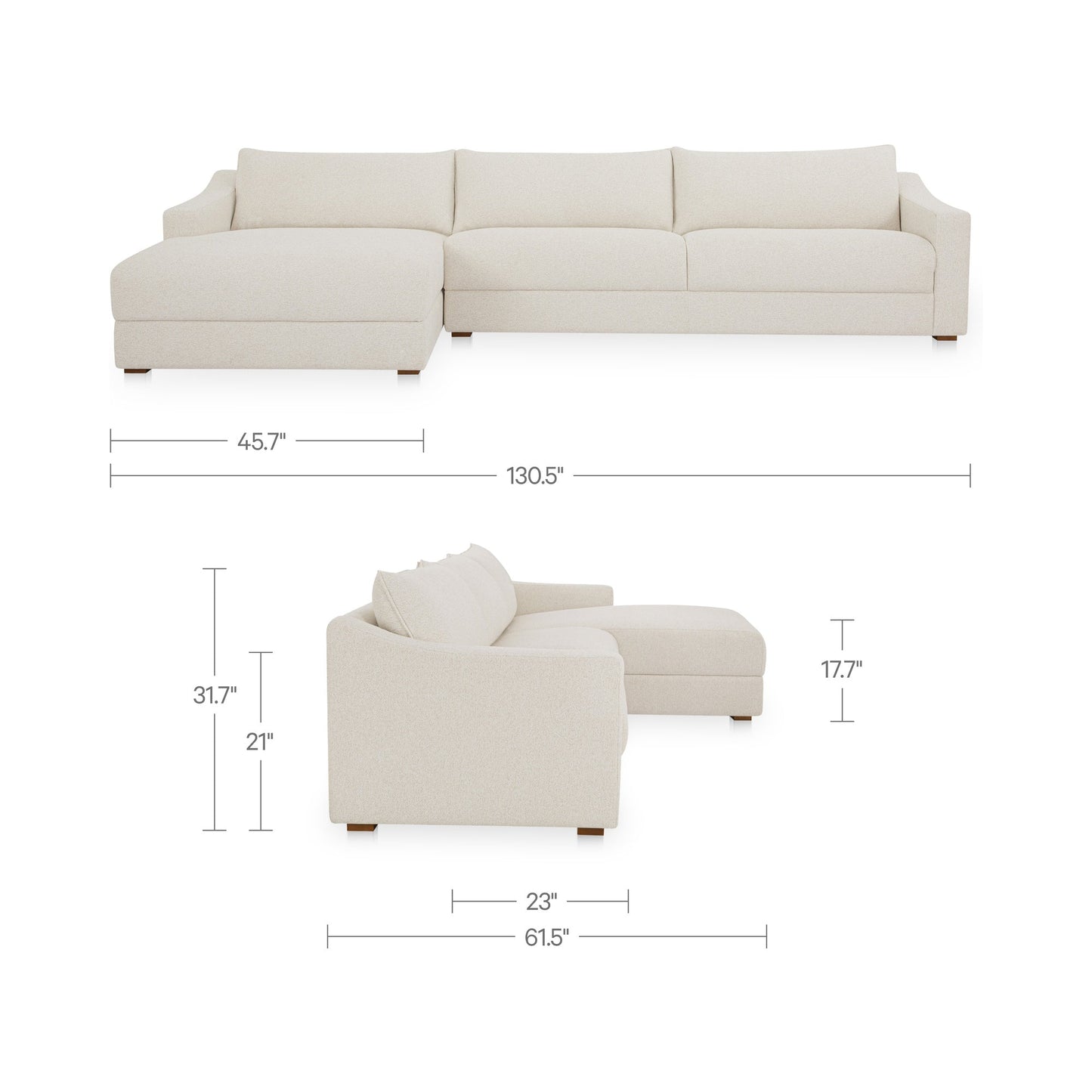 Farrow Sectional Moes Home Collection Mhc Fo 1058 27 L 0 8