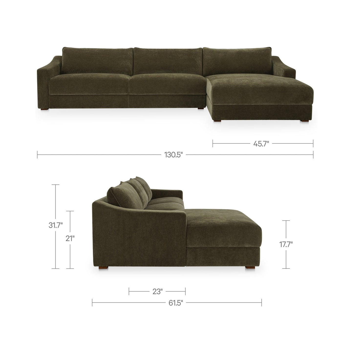 Farrow Sectional Moes Home Collection Mhc Fo 1058 27 L 0 10