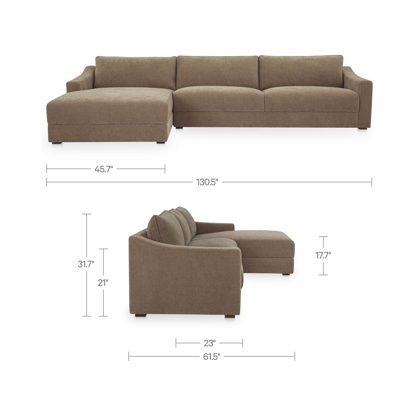 Farrow Sectional Moes Home Collection Mhc Fo 1058 27 L 0 9