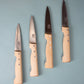 au nain boucher set of 4 beech wood steak knives with leather pouch 1
