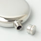 stainless steal hip flask 5 oclock somewhere 3