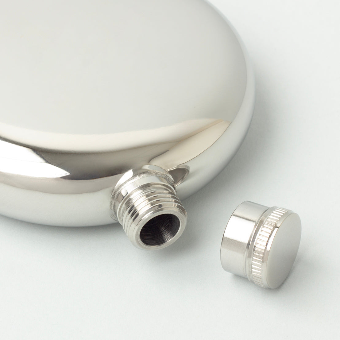 stainless steal hip flask 5 oclock somewhere 3