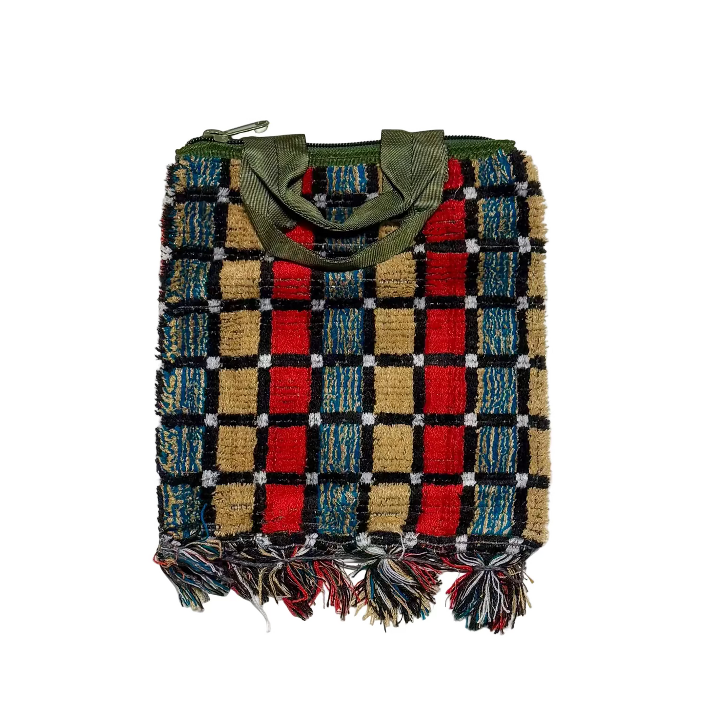 Truck Seat Fabric Small Tote 16